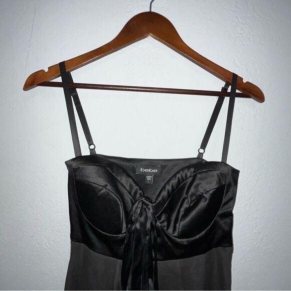 Bebe Black Cocktail Dress - Picture 3 of 9